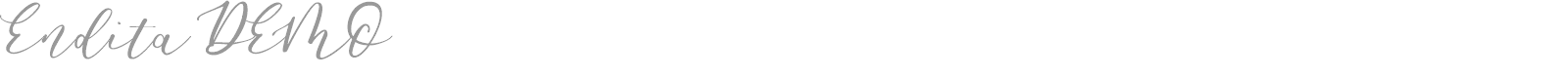 Endita font preview